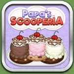 Papa's Scooperia logo